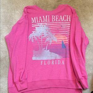 Hollister Pink Graphic Sweatshirt